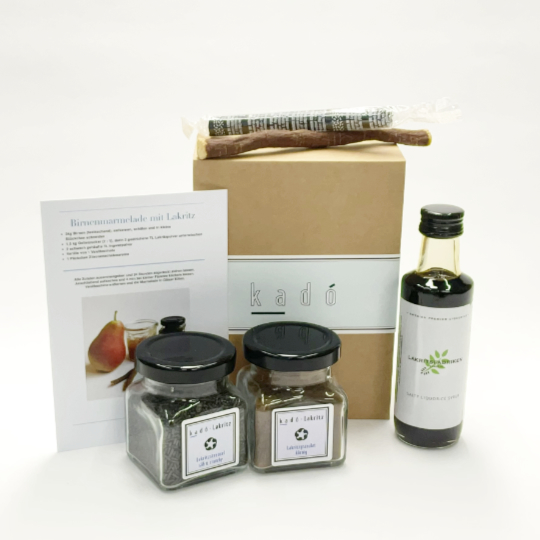 Liquorice Cookbox with 2 recipes